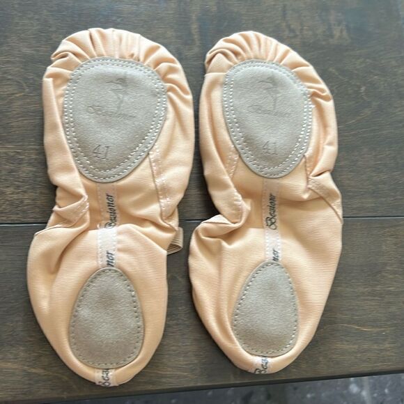 Bezioner Ballet Slippers Canvas Ballet Dance Shoes in Pink Black Split S… - Picture 6 of 9